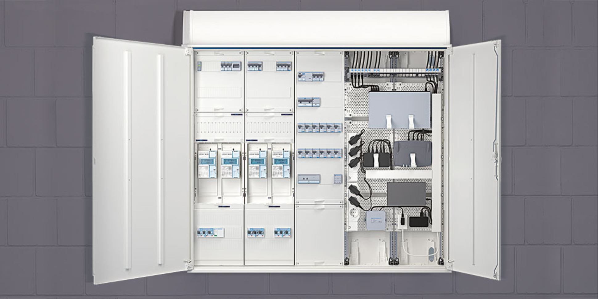 Technikzentrale bei MWE Elektrotechnik in Aurach