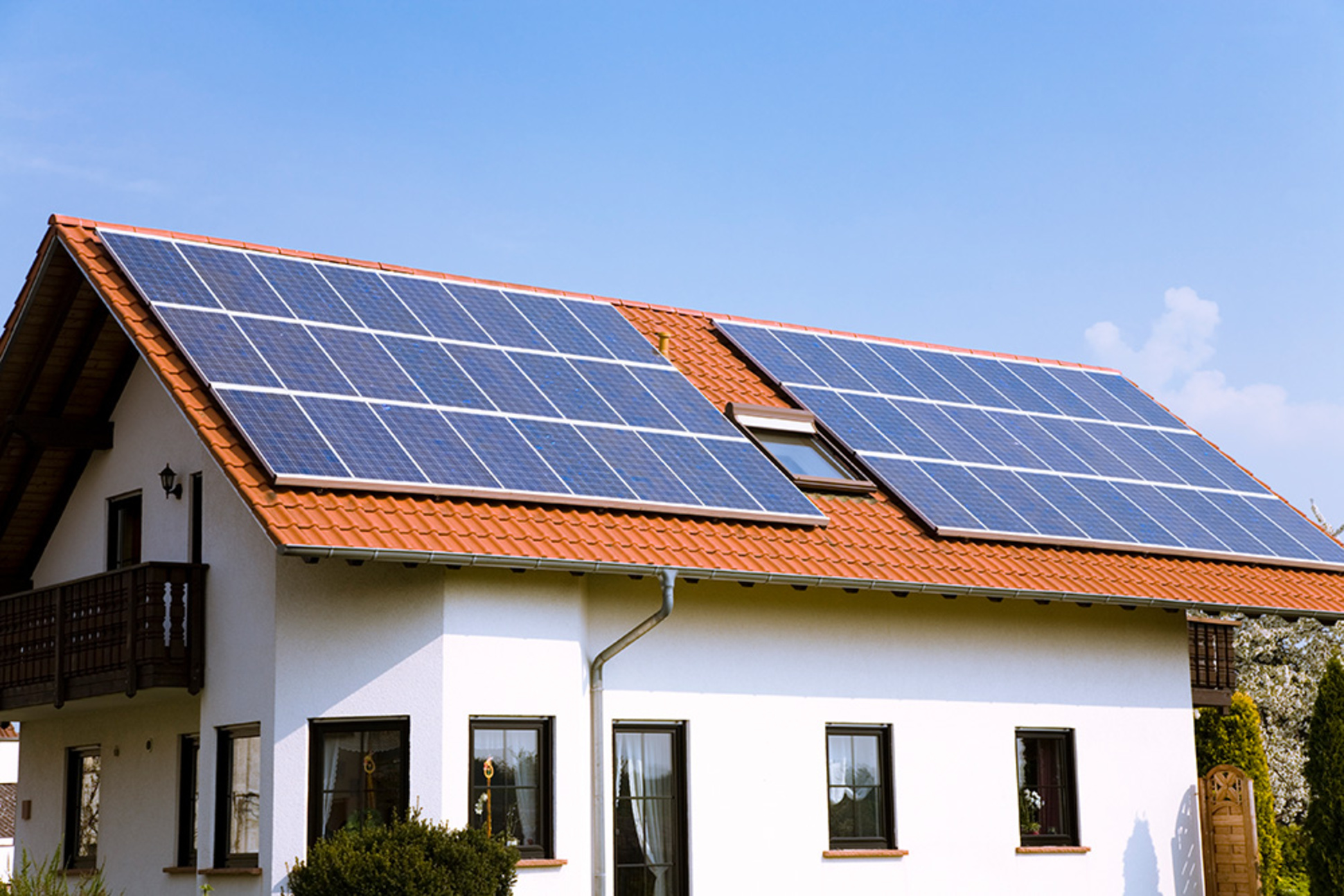 Photovoltaik bei MWE Elektrotechnik in Aurach