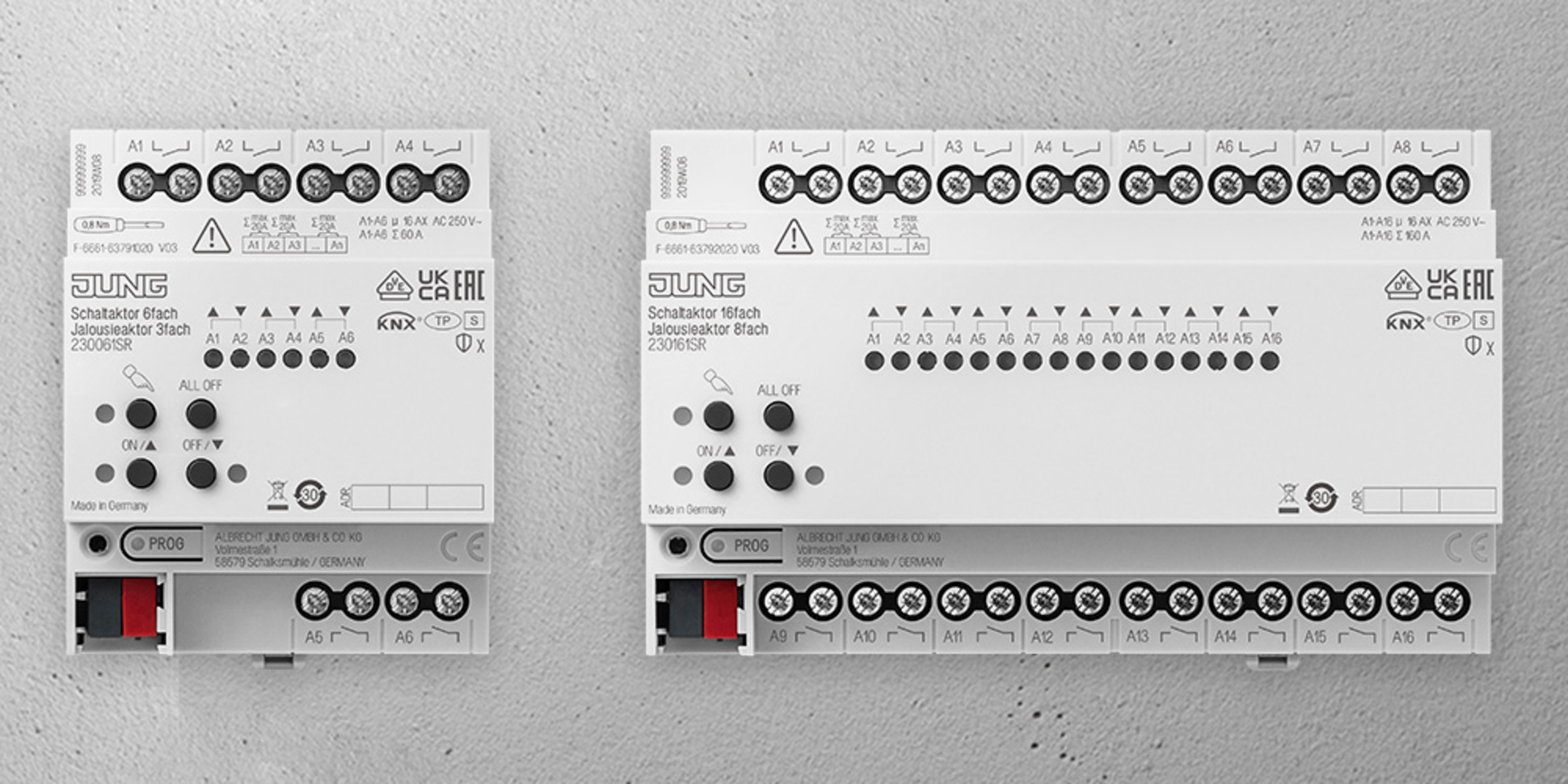 KNX Schalt- und Jalousieaktoren bei MWE Elektrotechnik in Aurach